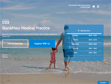 Tablet Screenshot of blackfriarsmedicalpractice.co.uk